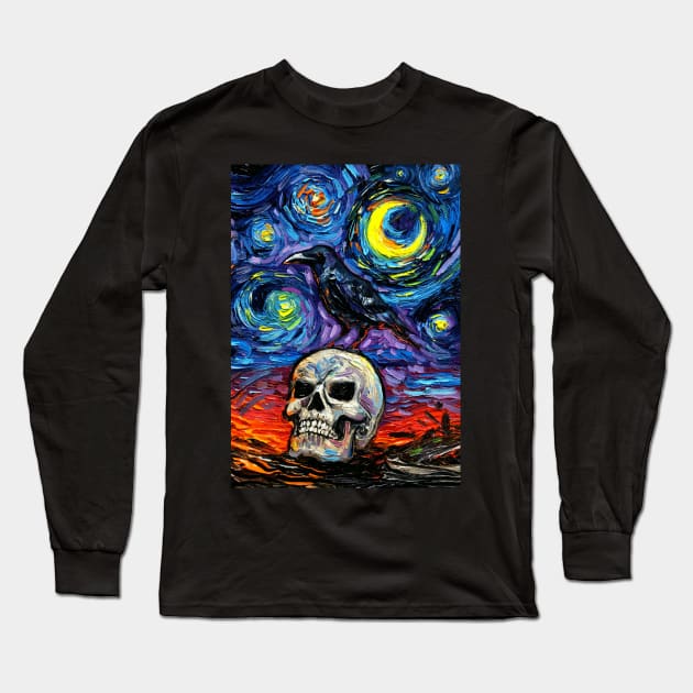 Nevermore Long Sleeve T-Shirt by sagittariusgallery